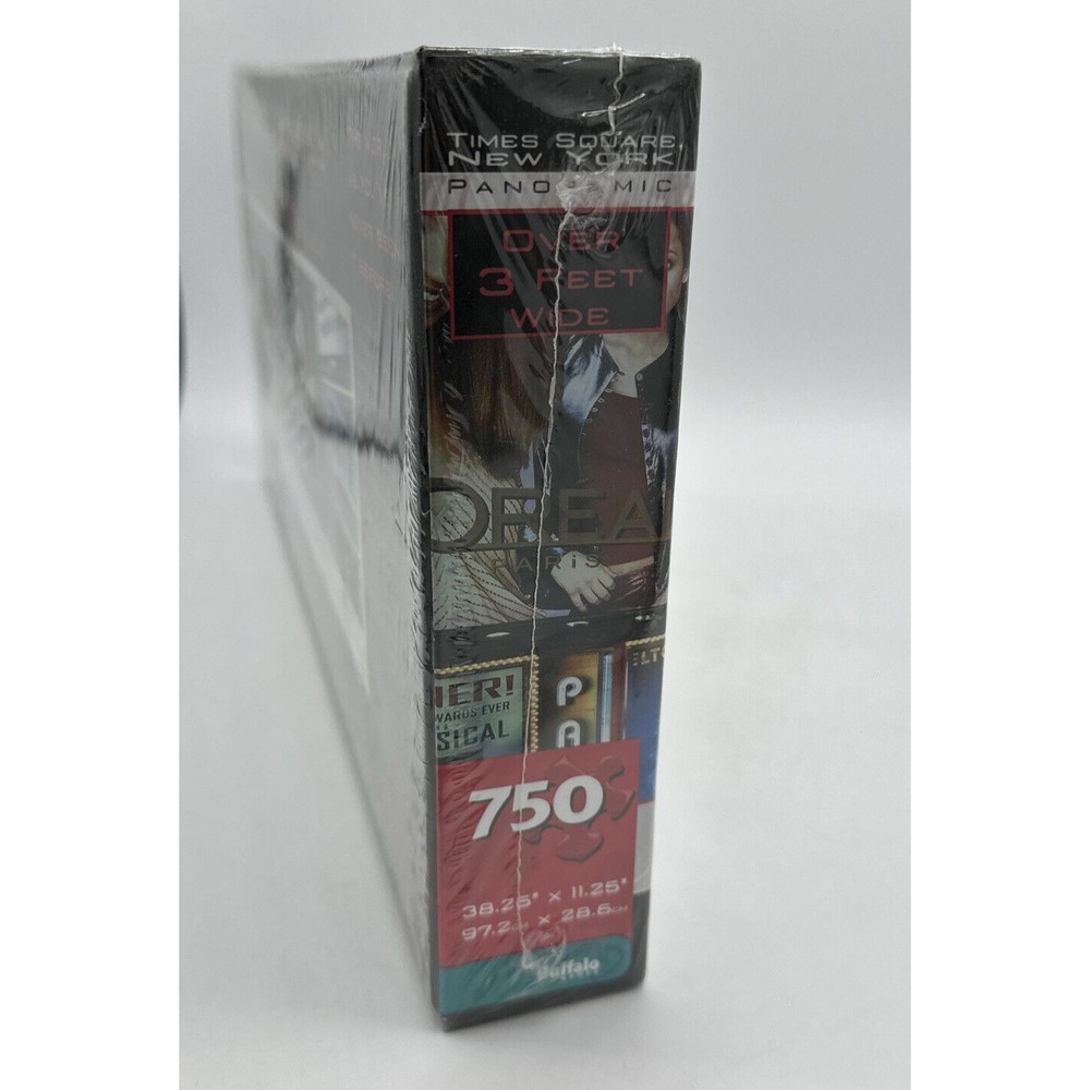 NEW Times Square Jigsaw Puzzle 750 Pieces New York Panoramic 3 Ft Wide - Picture 9 of 11
